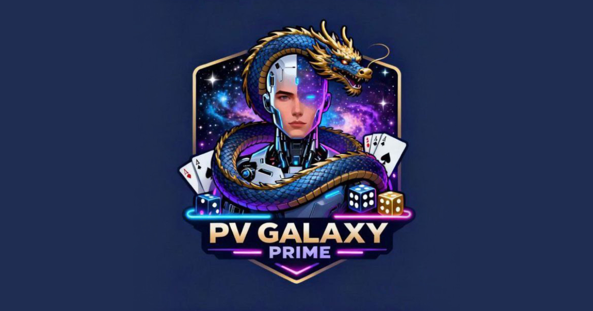 Main promotional banner showing PV Galaxy Prime Casino welcome offer for Filipino players